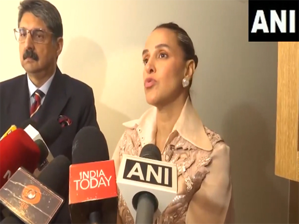 Neha Dhupia, Actress and  and Parent Influencer speaking at event (Photo/ANI)