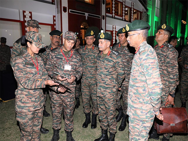 Indian Army Chief Gen Upendra Dwivedi in Srinagar (Photo/ANI)