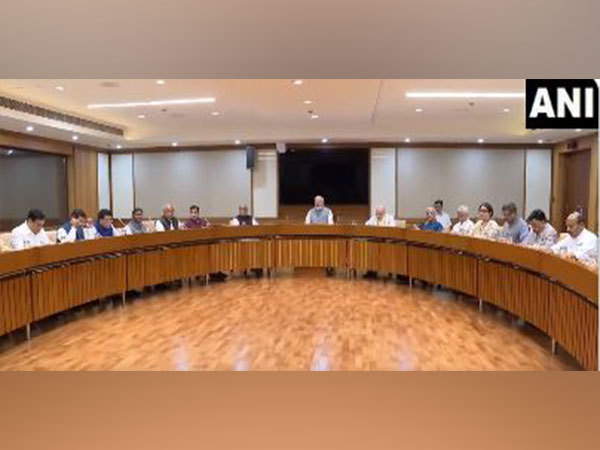 Earlier visuals of cabinet meeting (Photo/ANI) 