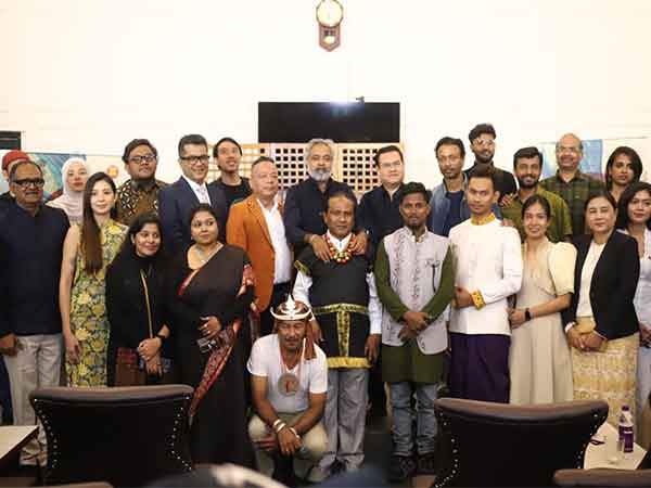 MoS Margherita at the third ASEAN-India Artists' camp (Photo/ X@PmargheritaBJP)