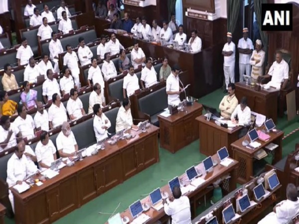 Tamil Nadu Chief Minister MK Stalin at state assembly (Photo/ANI)