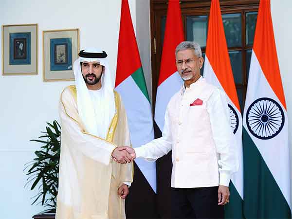 EAM Jaishankar with Crown Prince of Dubai, Hamdan bin Mohammed bin Rashid Al Maktoum (Photo/ X@DrSJaishankar)