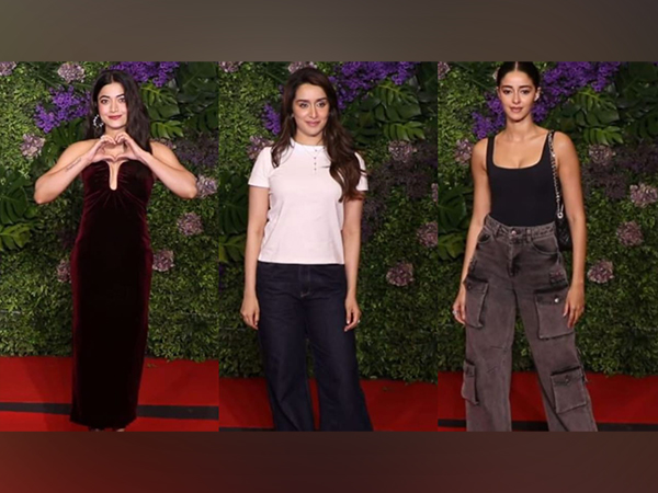 Rashmika Mandanna, Shraddha Kapoor, Ananya Panday (Photo/ANI)