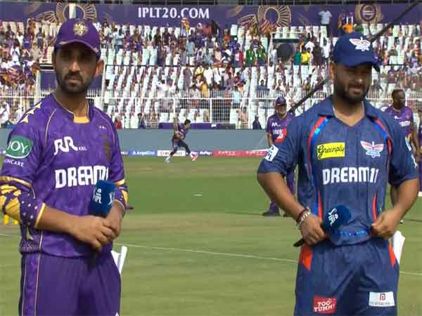 
    IPL 2025: KKR skipper Rahane wins toss, elects to field first 
    