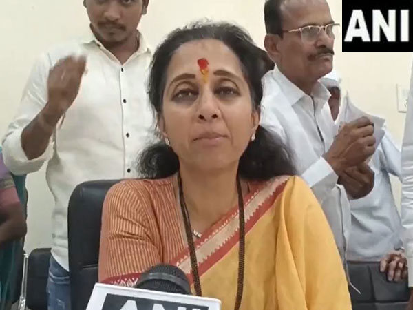 Nationalist Congress Party (Sharad Chandra Pawar) MP Supriya Sule. (Photo/ANI)