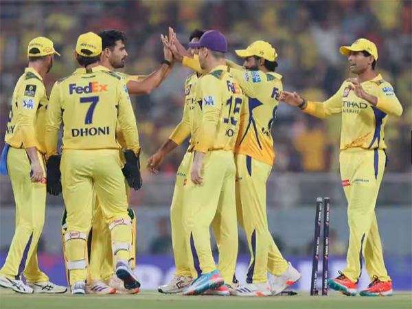 CSK team celebrating. (Photo- IPL)