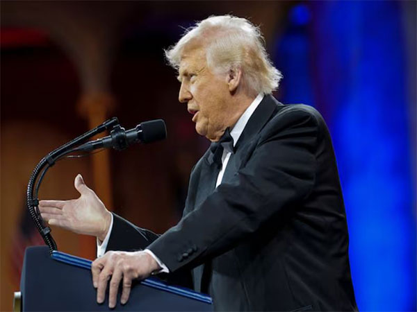 US President Donald Trump at National Republican Congressional Committee (NRCC) dinner in Washington DC (Image/Reuters)