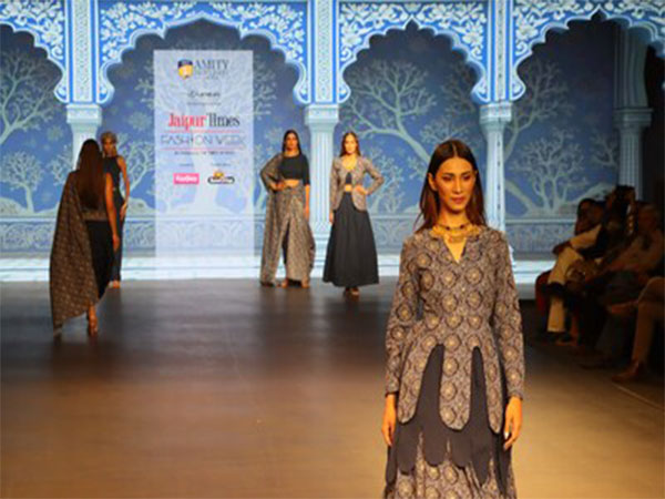 The collection involved the use of eco-friendly fabrics, natural dyes and patterns that brought to life the intricate crafts of Rajasthani artisans.