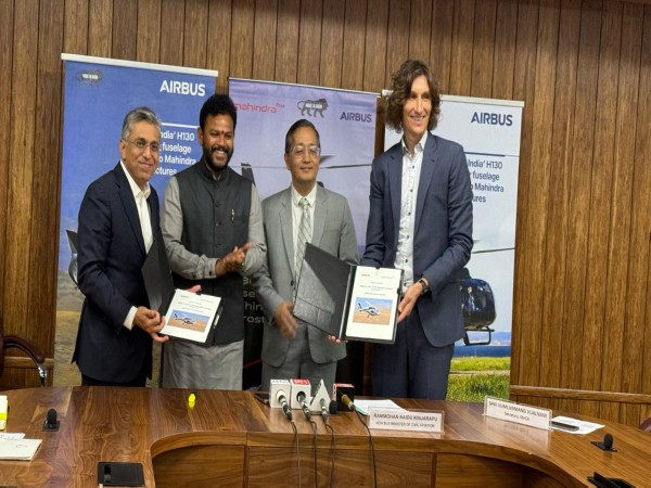 Dr Anish Shah, Kinjarapu Rammohan Naidu, Vumlunmang Vualnam, Rémi Maillard (Photo source: Mahindra)