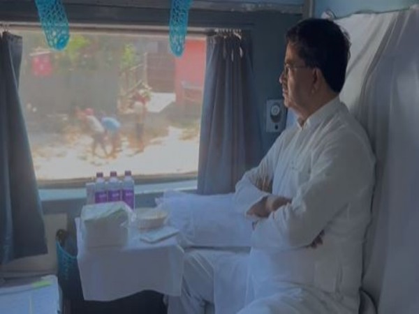 Tripura CM Manik Saha departs for Dharmanagar to launch 45 developmental projects (Photo/ANI) 