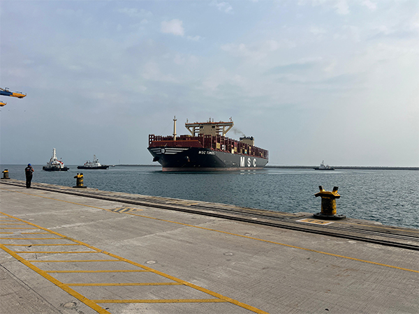 Container ship MSC Türkiye (Photo/Adani Group)