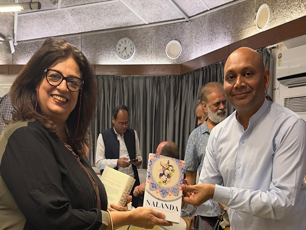 India International Centre hosts discussion on Abhay K’s book ‘Nalanda: How it Changed the World’ (Photo/ANI)