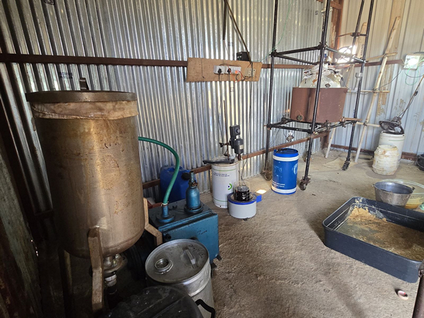 Visuals from  clandestine factory (Photo/DRI)  