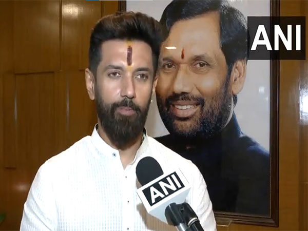 Union Minister Chirag Paswan (Photo/ ANI) 