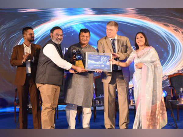 Honoured to receive the Best Water NGO – Rainwater Harvesting Award