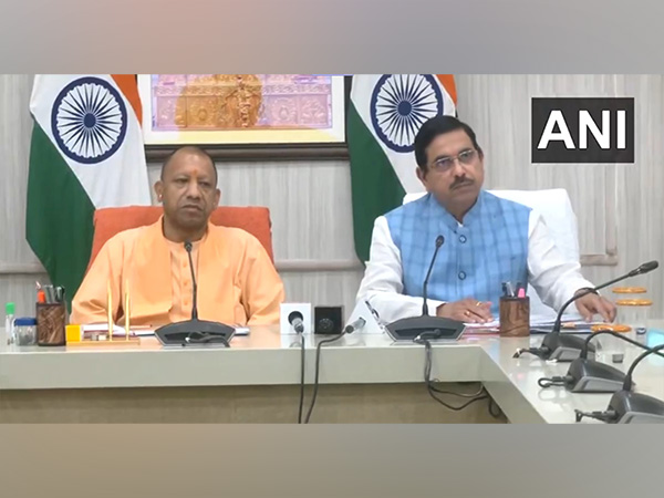 Uttar Pradesh CM Yogi Adityanath and Union Minister Pralhad Joshi (Photo/ANI) 