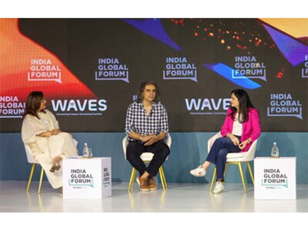 (L-R) Actor Vani Tripathi Tikoo in conversation with Director Imtiaz Ali and Netflix Vice President of Content Monika Shergill