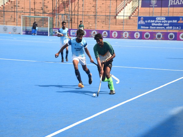 Telangana Hockey and Hockey Andhra Pradesh in action during Senior National Championship 2025 (Image: HI)