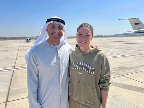 Ksenia Karelina, a dual US-Russian national freed in prisoner exchange (Photo/UAE Foreign Ministry)