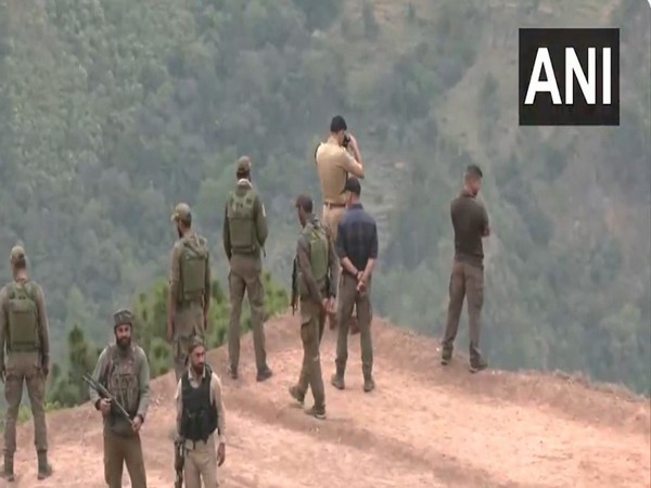 Visuals of the ongoing search and condon operations in Udhampur (Photo/ANI)