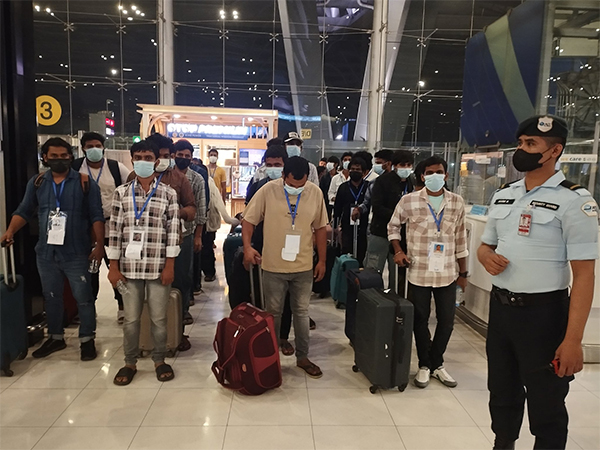 32 Indians trapped in Myawaddy scam repatriated (Photo/@IndiainMyanmar)