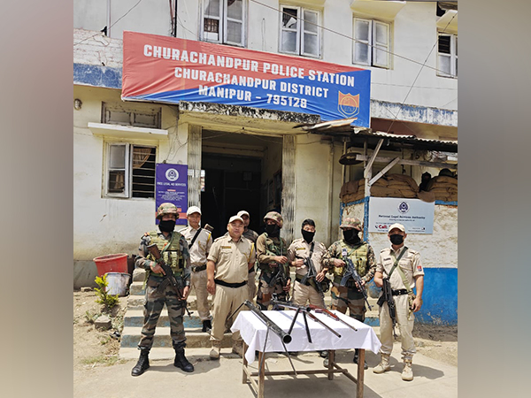 Search operations and area domination were conducted by security forces (Photo/@manipur_police)