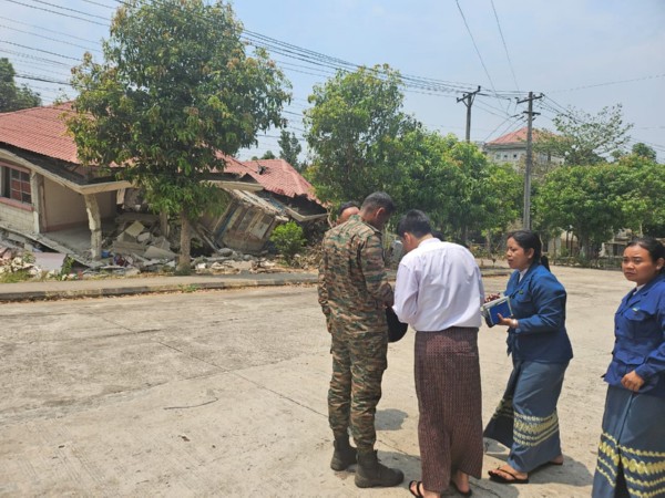 Indian assistance team in Myanmar (Image: X@IndiainMyanmar)
