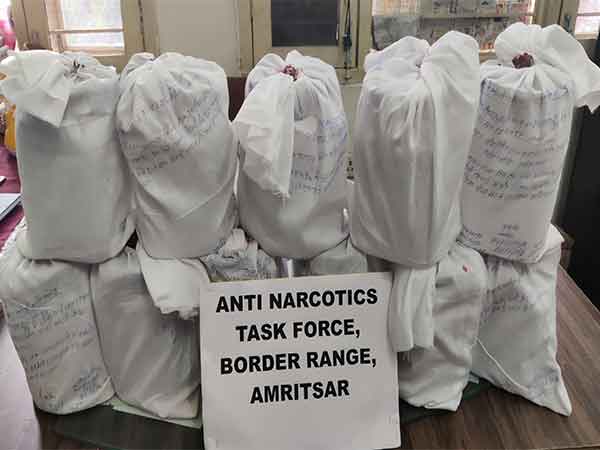 ANTF seize 18.227 kg of heroin in Amritsar (Photo/ANI)
