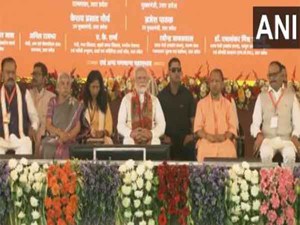 Uttar Pradesh Chief Minister Yogi Adityanath with Prime Minister Narendra Modi in Varanasi (Photo/ANI)