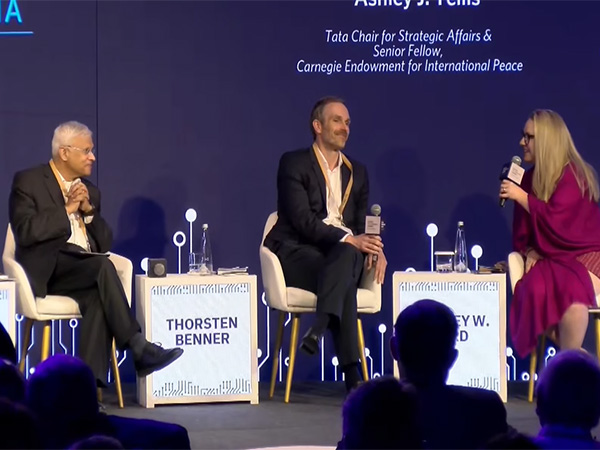 Speakers at the Carnegie 9th Global Tech Summit (Image: YouTube@ANI News)