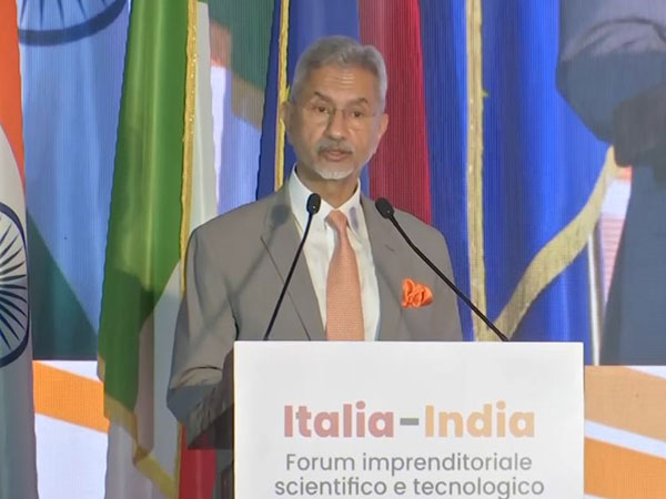 EAM S Jaishankar at  Italy-India Business, Science and Technology Forum (Photo/ANI)