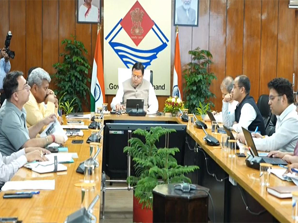 Uttarakhand CM Pushkar Singh Dhami reviews status of drinking water supply for summer season (Photo/ANI)