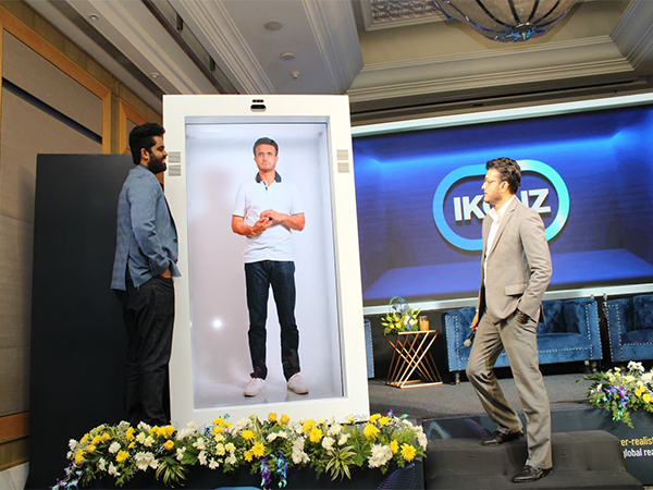 Interactive AI Avatar of Sourav Ganguly. (Photo/ANI)