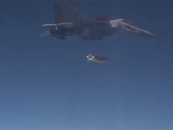 DRDO successfully conducted the release trials of Long Range Glide Bomb 'Gaurav' (Photo/ANI)