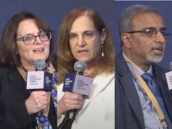 Lisa Curtis, Bonnie S. Glaser, D. B. Venkatesh Varma. (L to R) (Photo/YoutubeCarnegieIndia)