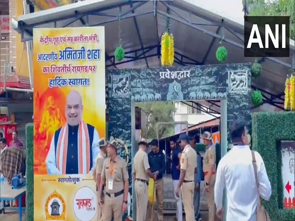 Preparations underway ahead of Amit Shah's visit to Raigad (Photo/ANI)
