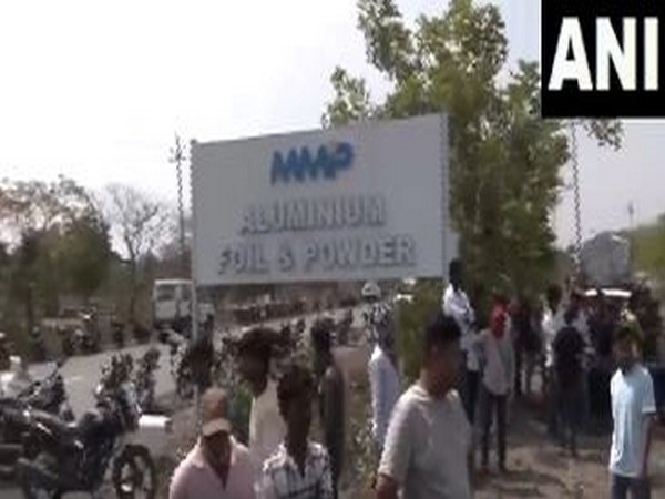 Visuals from outside the factory (Photo/ANI)