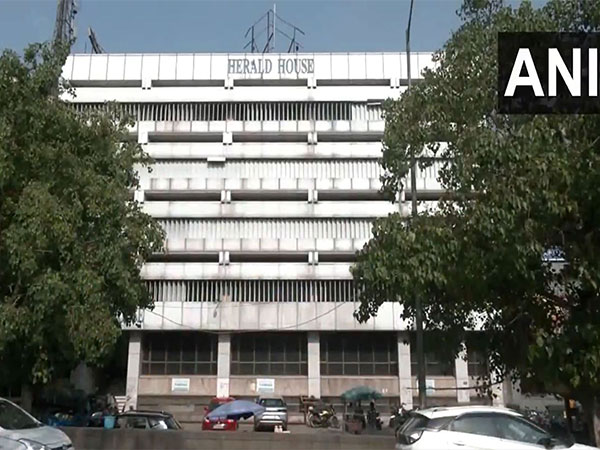 Visual from National Herald House in New Delhi (Photo/ANI)