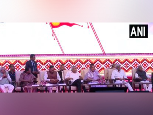 Vice President Jagdeep Dhankar and other dignitaries attend Mahanatya Samrat Vikramaditya program (Photo/ANI) 