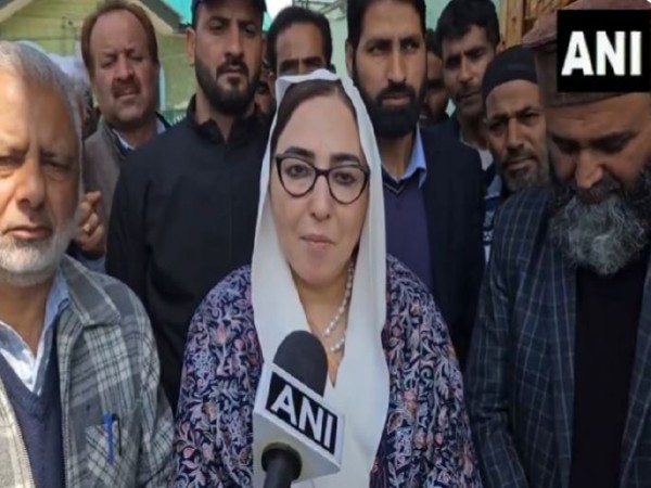 BJP leader and Chairperson of J-K Waqf Board, Dr Darakhshan Andrabi (Photo/ANI)  