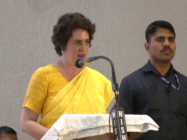 Congress leader Priyanka Gandhi (Photo/ANI)