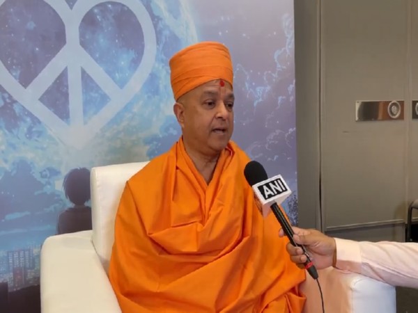 Spiritual leader Brahmavihari Swami (Photo/ANI)