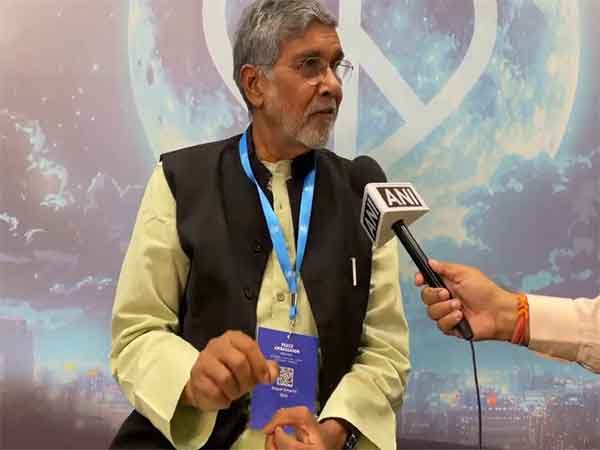 Kailash Satyarthi calls for compassion and action at the Global Justice, Love, and Peace Summit in Dubai. (Photo: ANI)