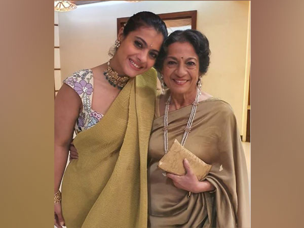 Kajol and her mother Tanuja (Image source: Instagram)