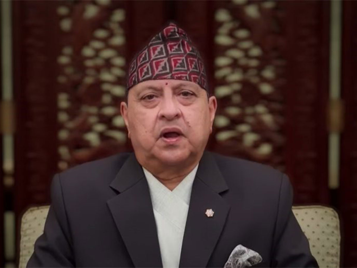  Nepal’s deposed King Gyanendra Shah  (Photo/Screengrab from the video released by Nepal's deposed King's secretariat)