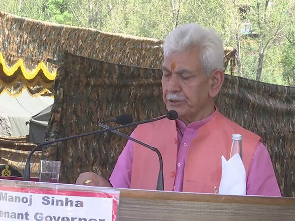  Jammu and Kashmir Lieutenant Governor Manoj Sinha. (Photo/ANI)