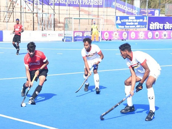 Players in action during the semi-finals (Photo: Hockey India) 