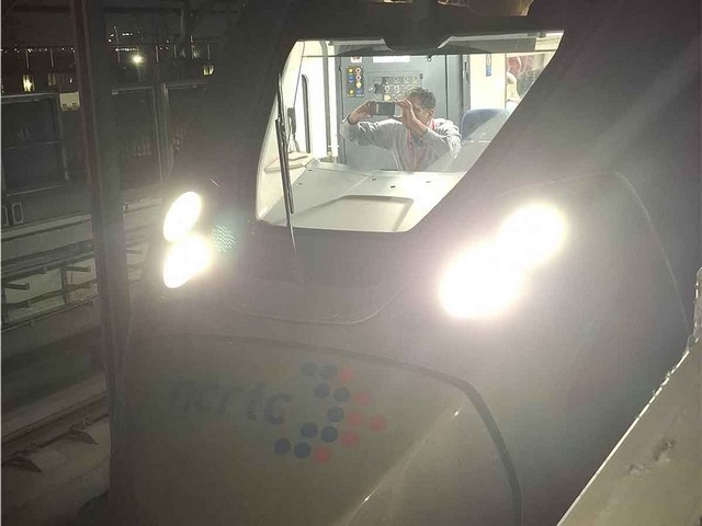 NCRTC starts Namo Bharat train trial between New Ashok Nagar and Sarai Kale Khan (Photo/ NCRTC)