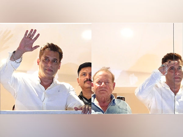 Salman Khan, Salim Khan (Image source/ANI)