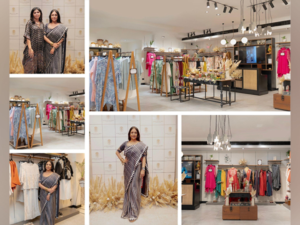 Shefali Shah at the Ancestry SS’25 launch- timeless Ajrakh meets modern Wabi Sabi